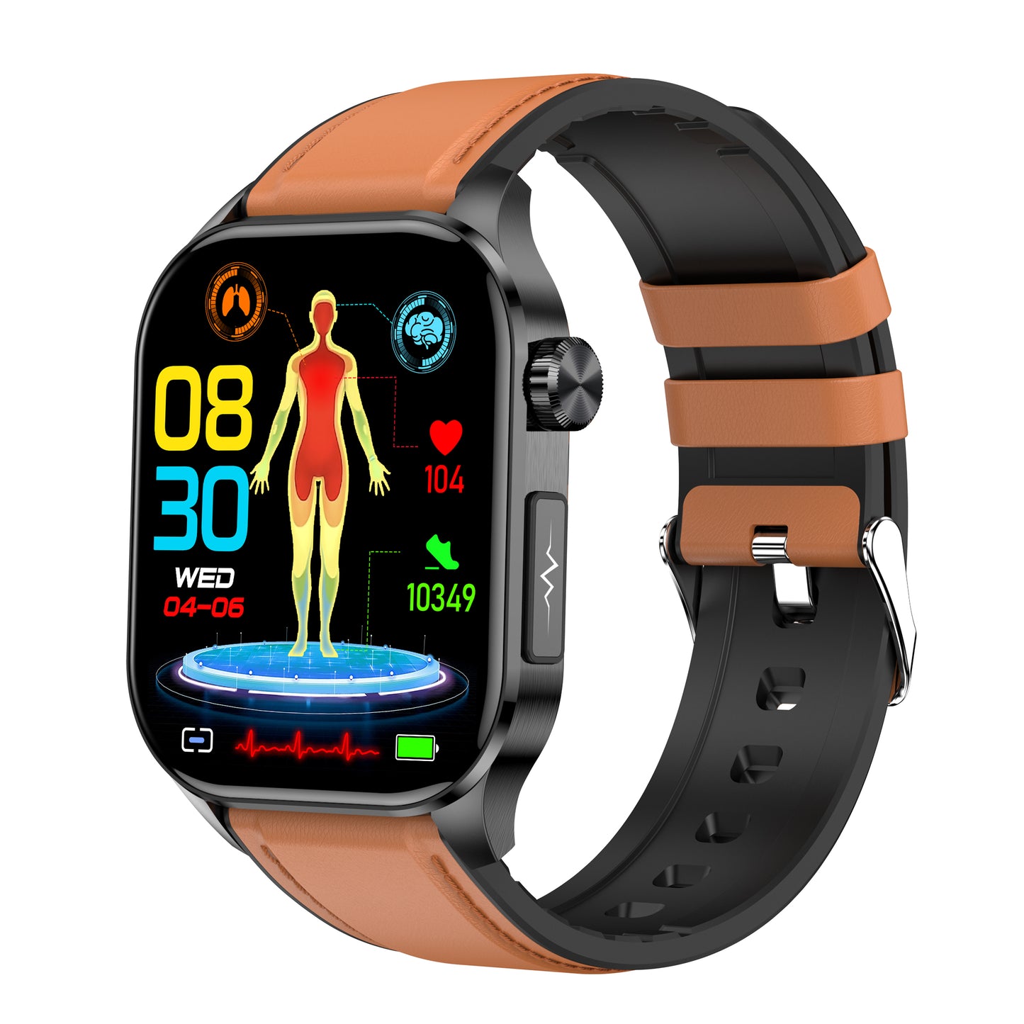 AMOLED health smartwatch ECG bluetooth call AI HRV SOS Uric Acid Bluetoothsleep heart rate monitor