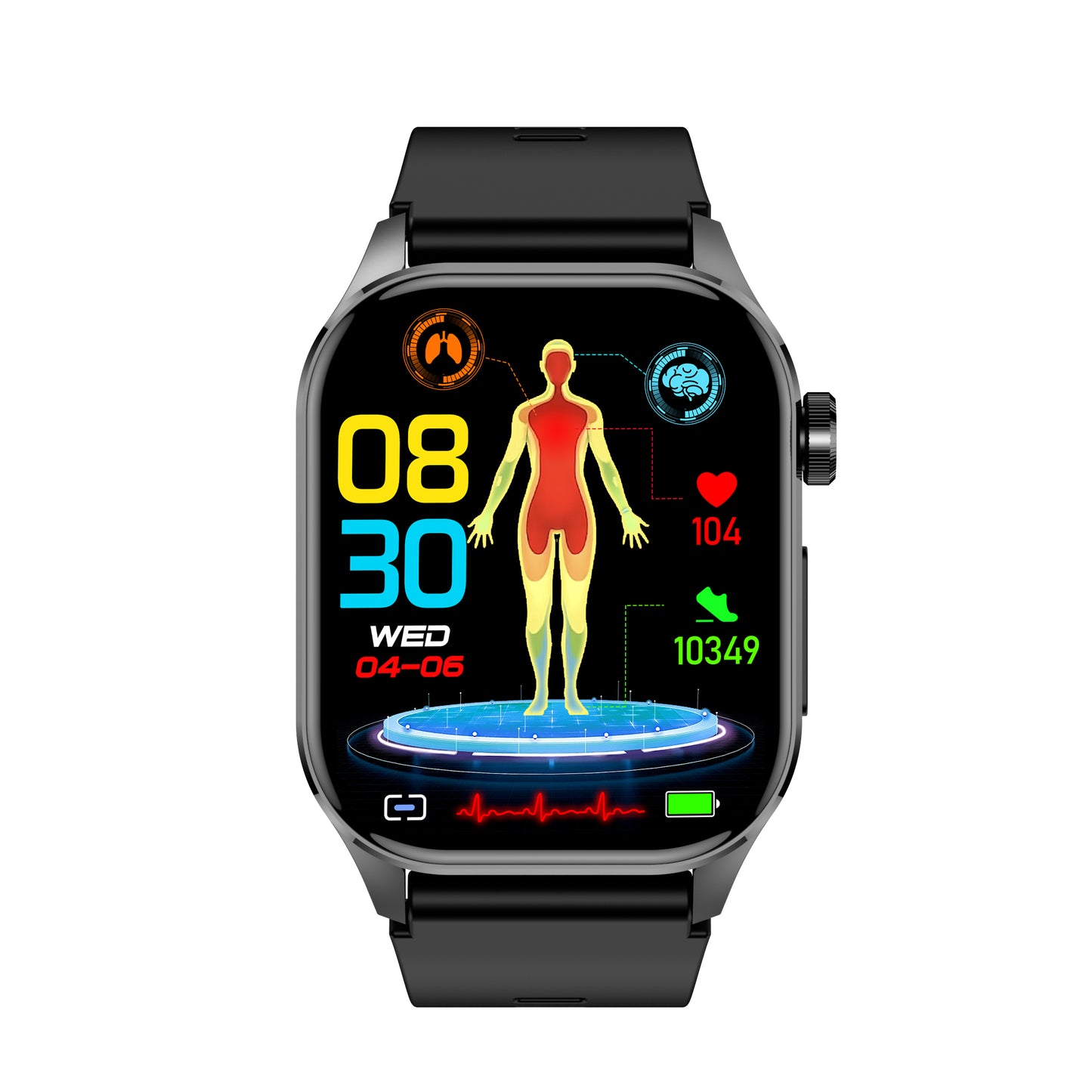 AMOLED health smartwatch ECG bluetooth call AI HRV SOS Uric Acid Bluetoothsleep heart rate monitor